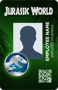 Jurassic World ID Badge GREEN.png