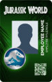 Jurassic World ID Badge GREEN.png
