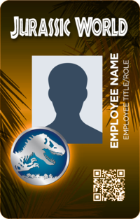 Jurassic World Id Badges Film Universe Jurassic Outpost Encyclopedia