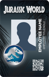 Jurassic World ID Badge GREY.png